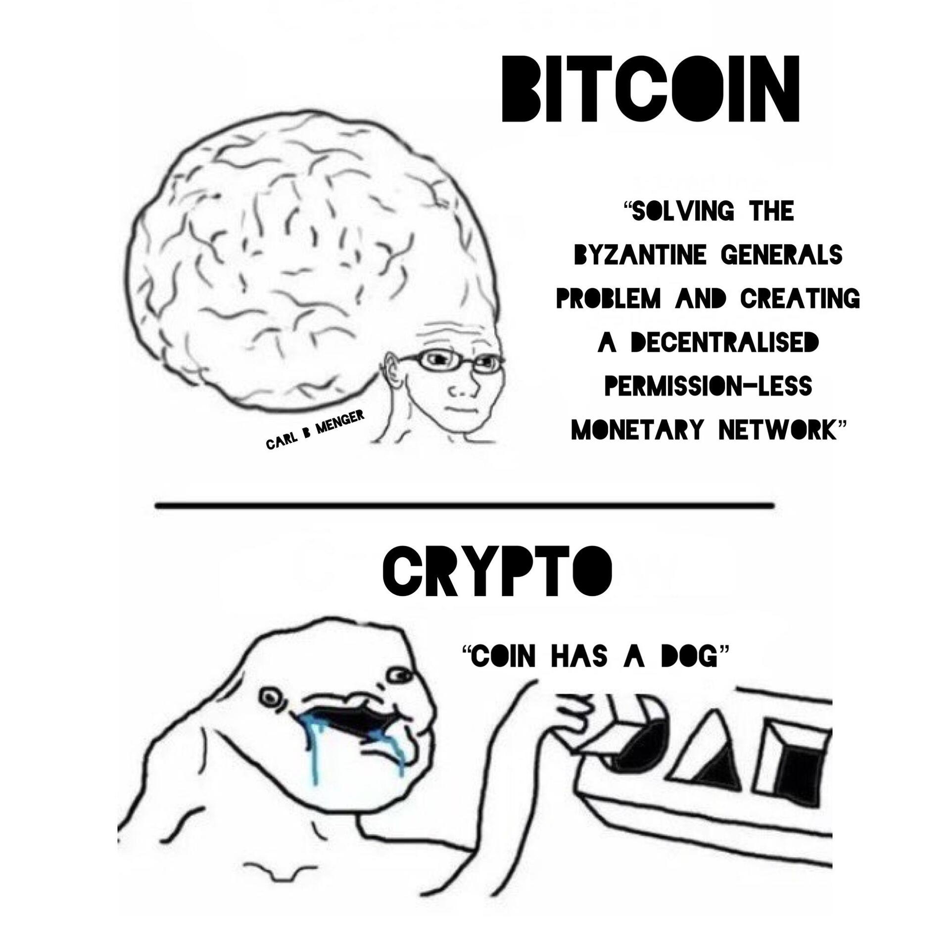 Just a little reminder: #Bitcoin ≠ Crypto