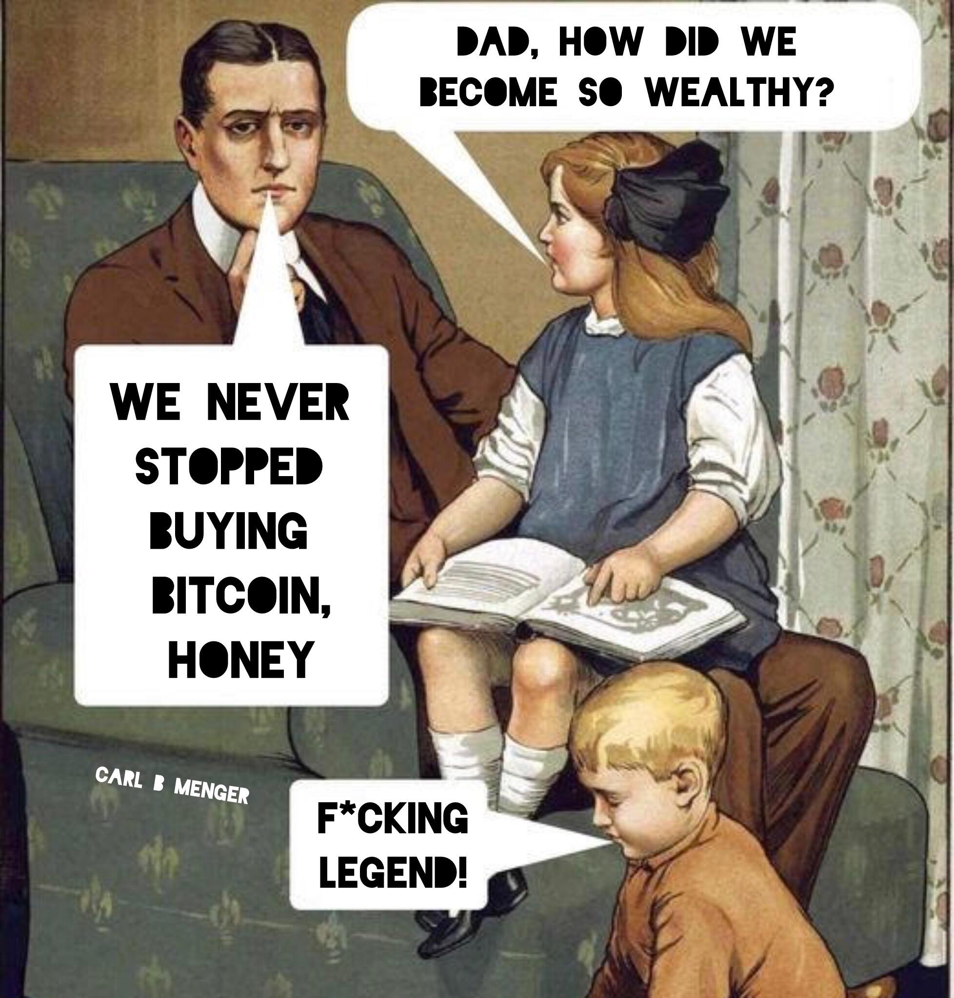Keep stacking #Bitcoin, legend! 🫡