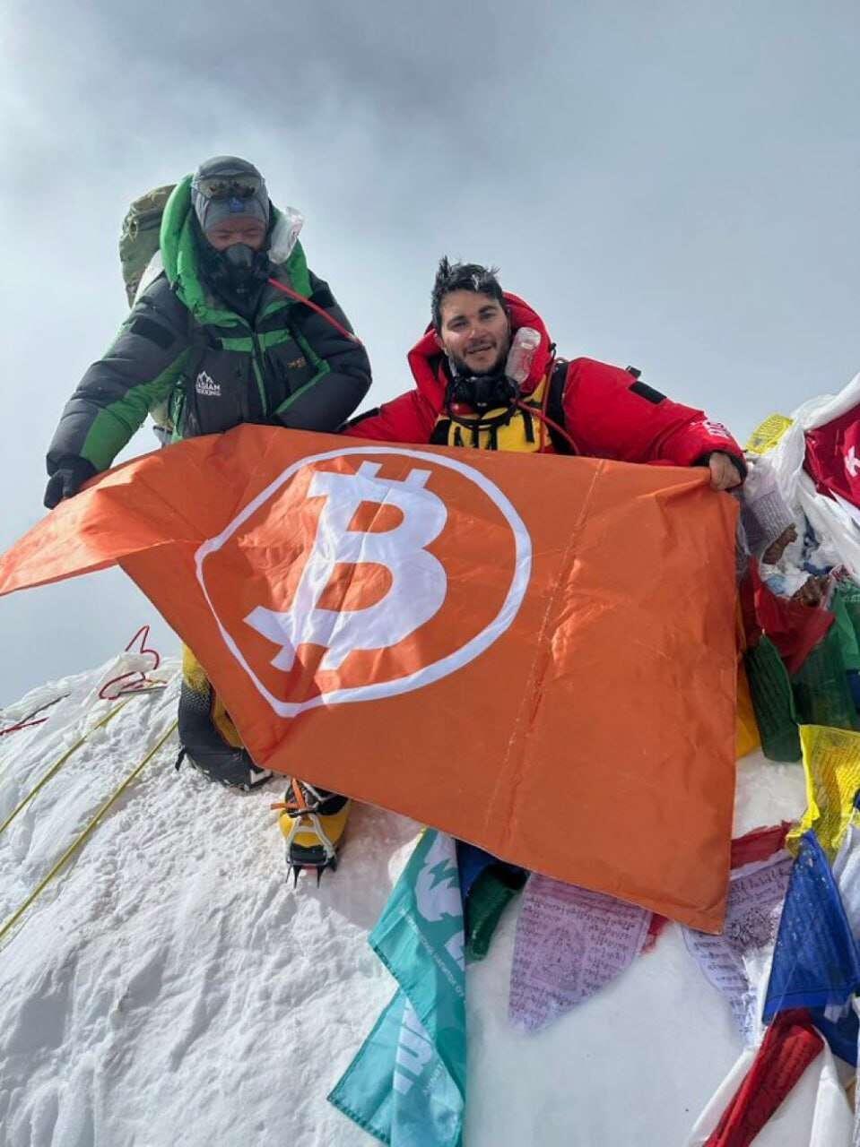 #Bitcoiners in top of the mount…