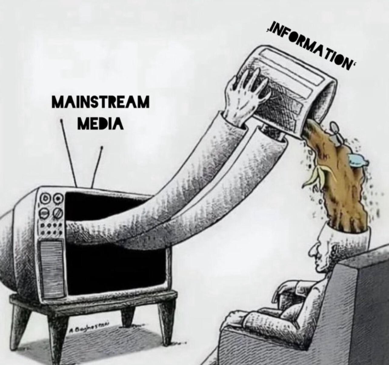 Avoid mainstream media at all cost.
