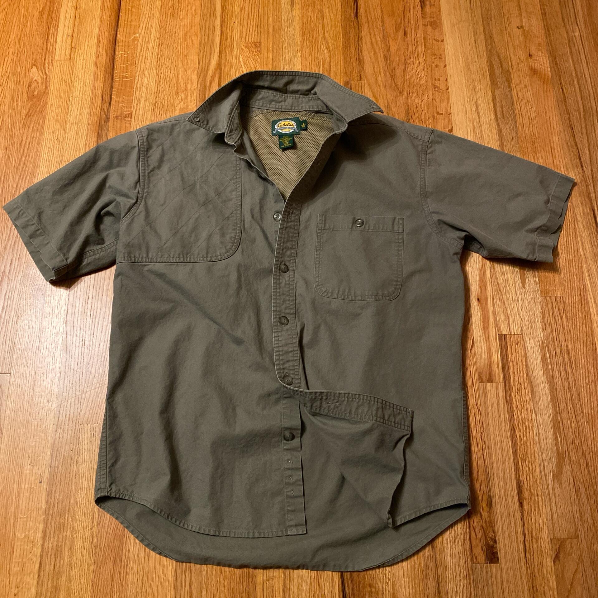 CABELA’S GREEN KHAKI SHOOTING OUTDOORSMAN…