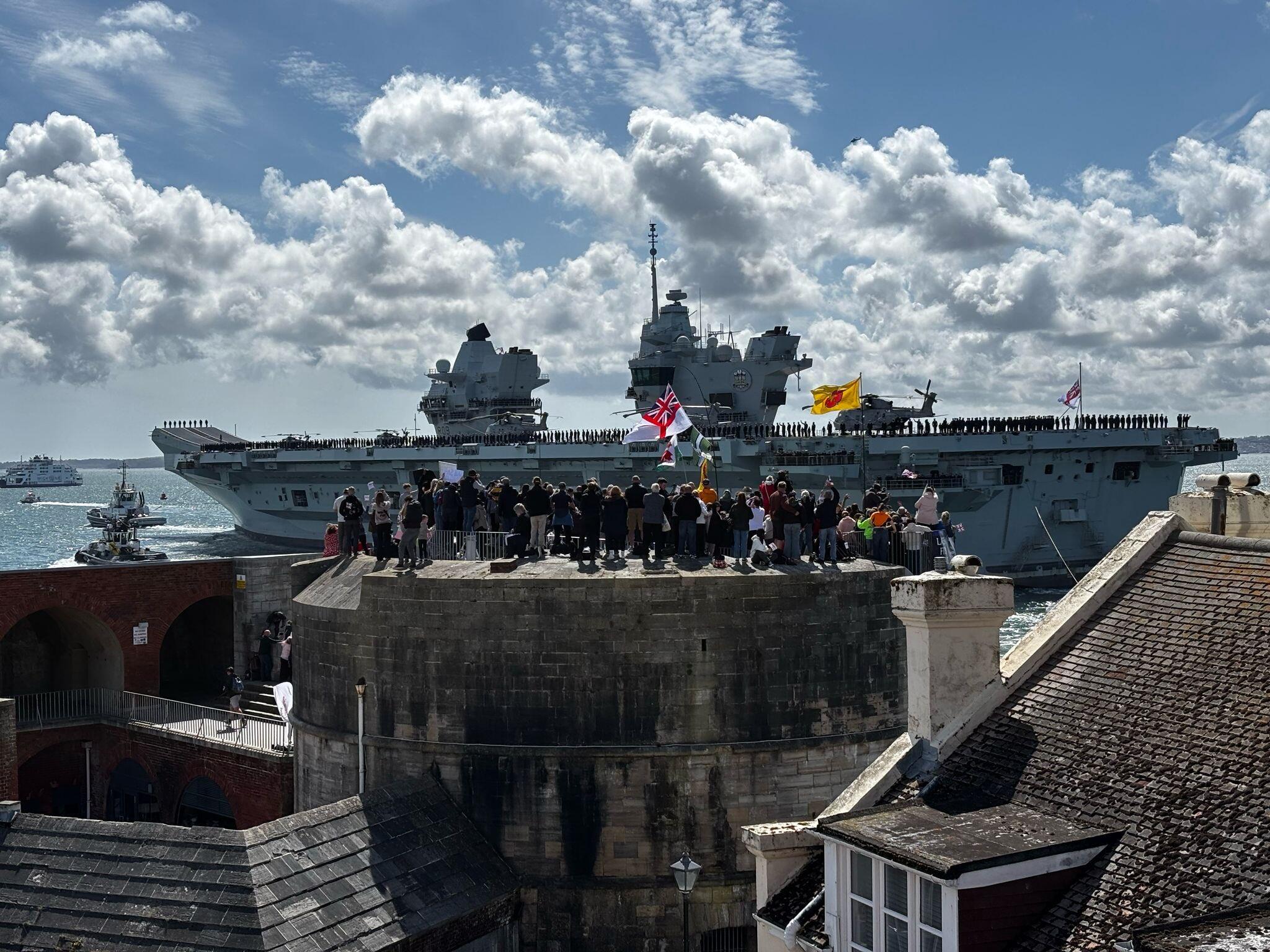 The Flagship of the Royal Navy,…