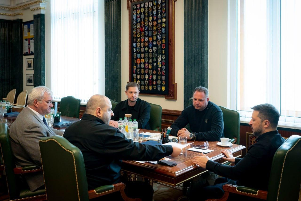 Umerov briefed President Zelenskyy on the…