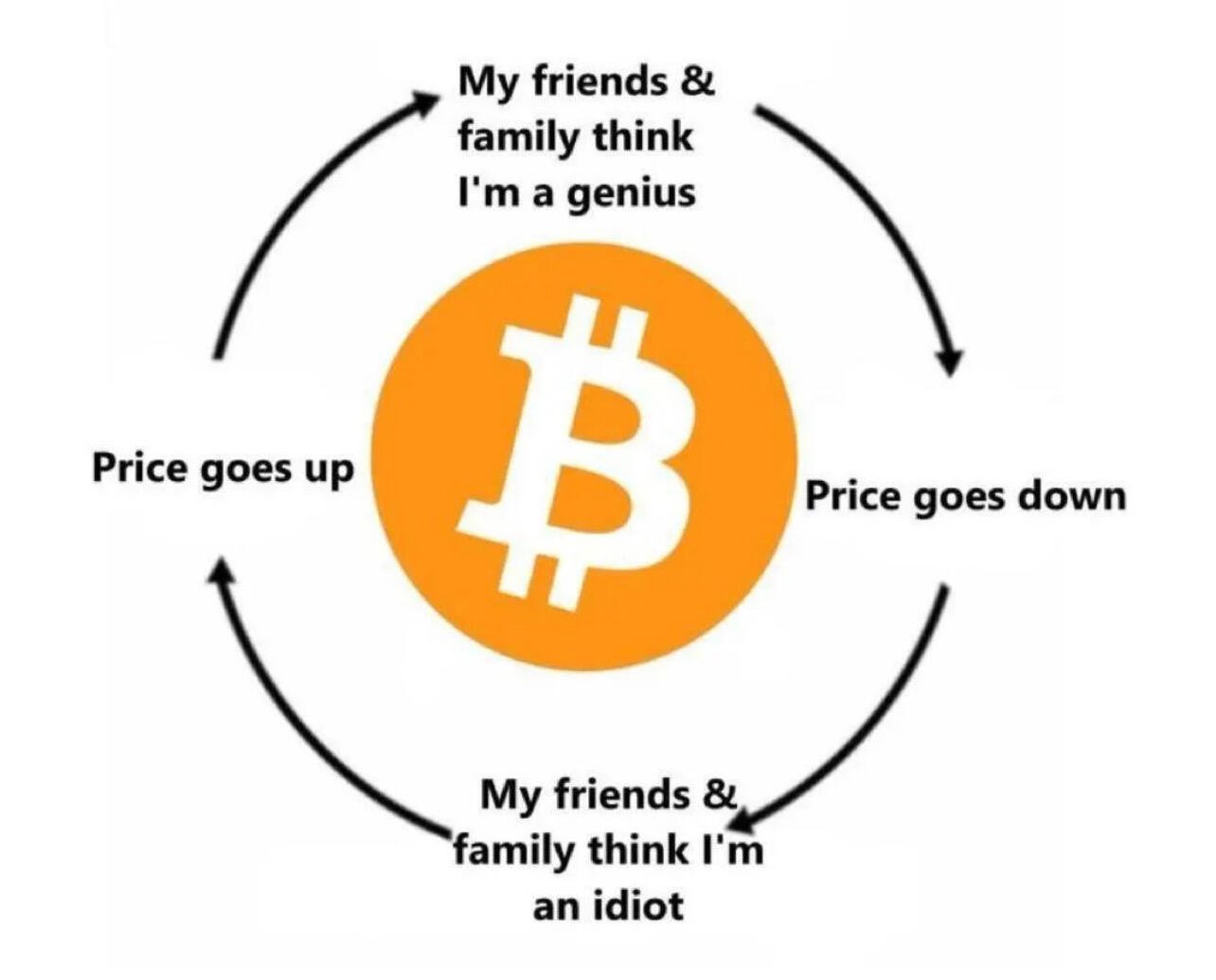 The endless cycle. #Bitcoin