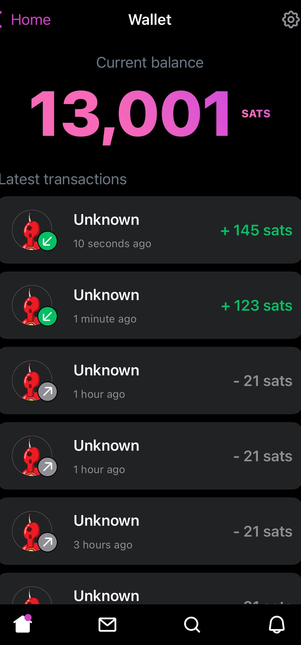 Very cool. The last two transactions…
