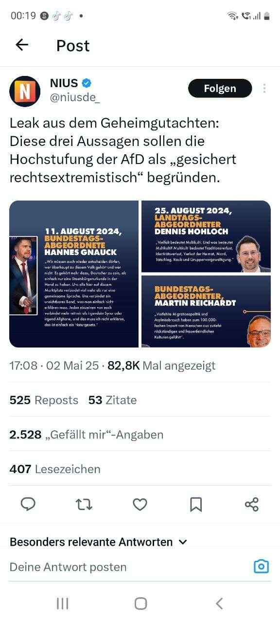 Demokratie am Abgrund. Aber nicht von…
