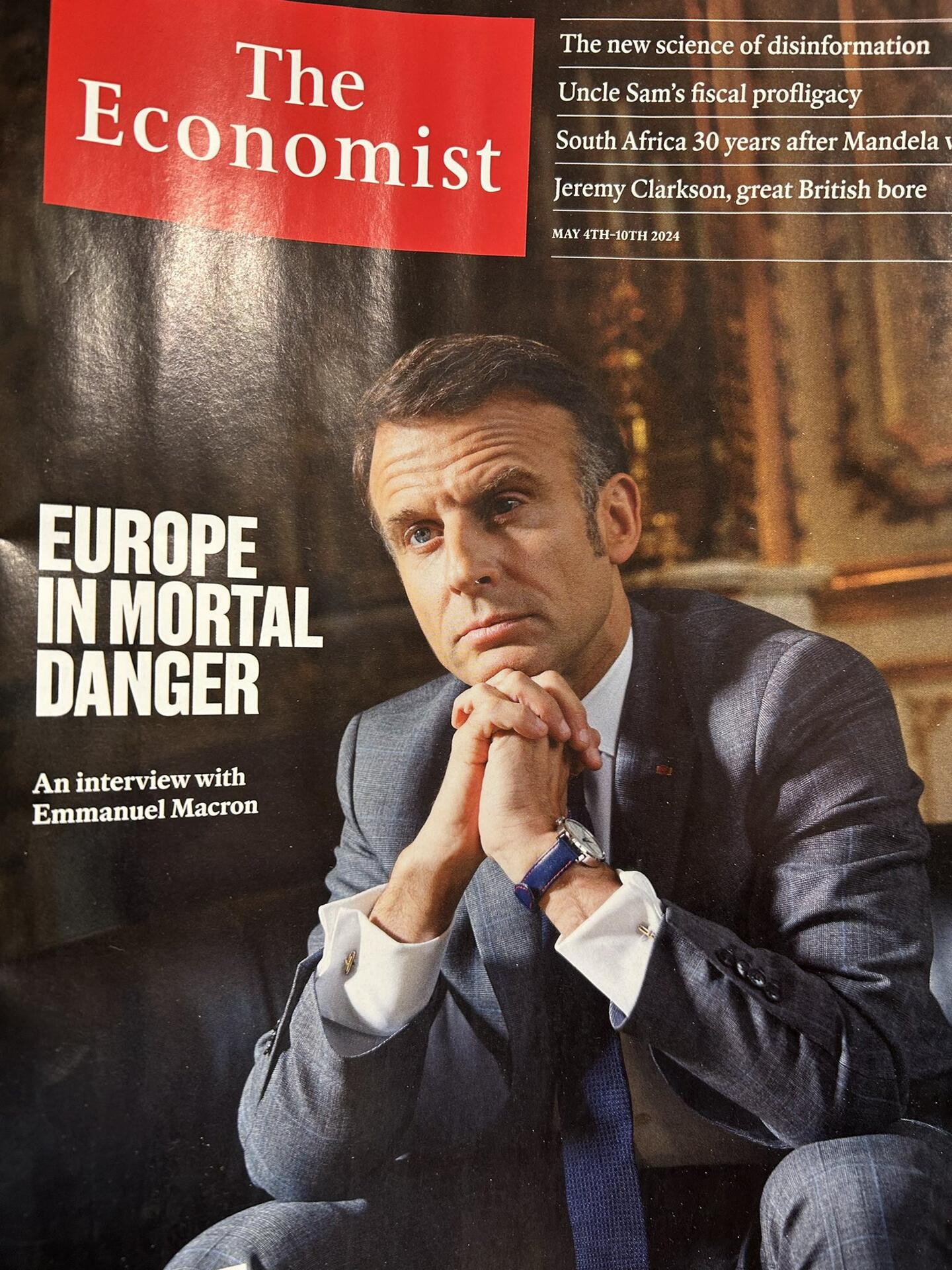 Europe 🇪🇺: "Europe in mortal danger" French…