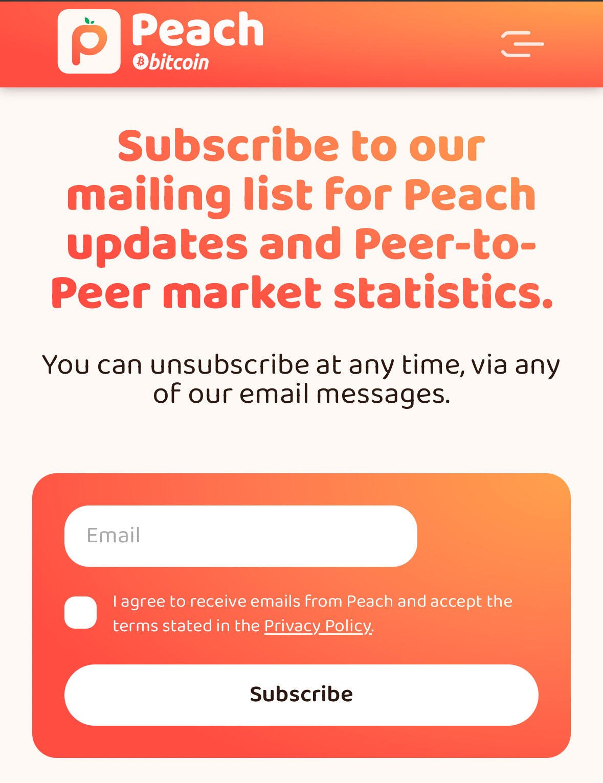Wanna hear more about Peach order…