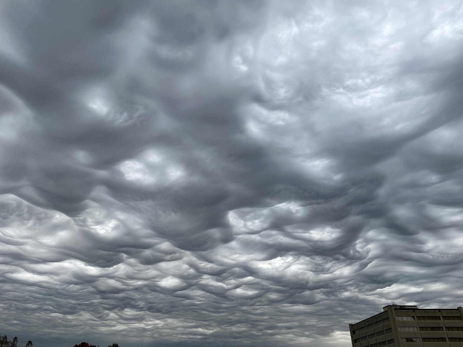 Incoming Mordor clouds. Never have seen…