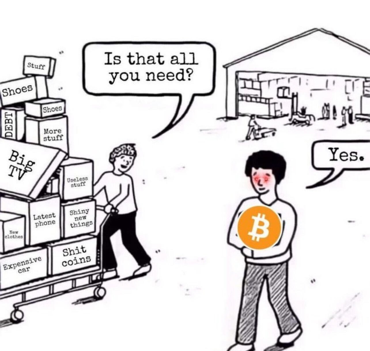 Yes. #Bitcoin.