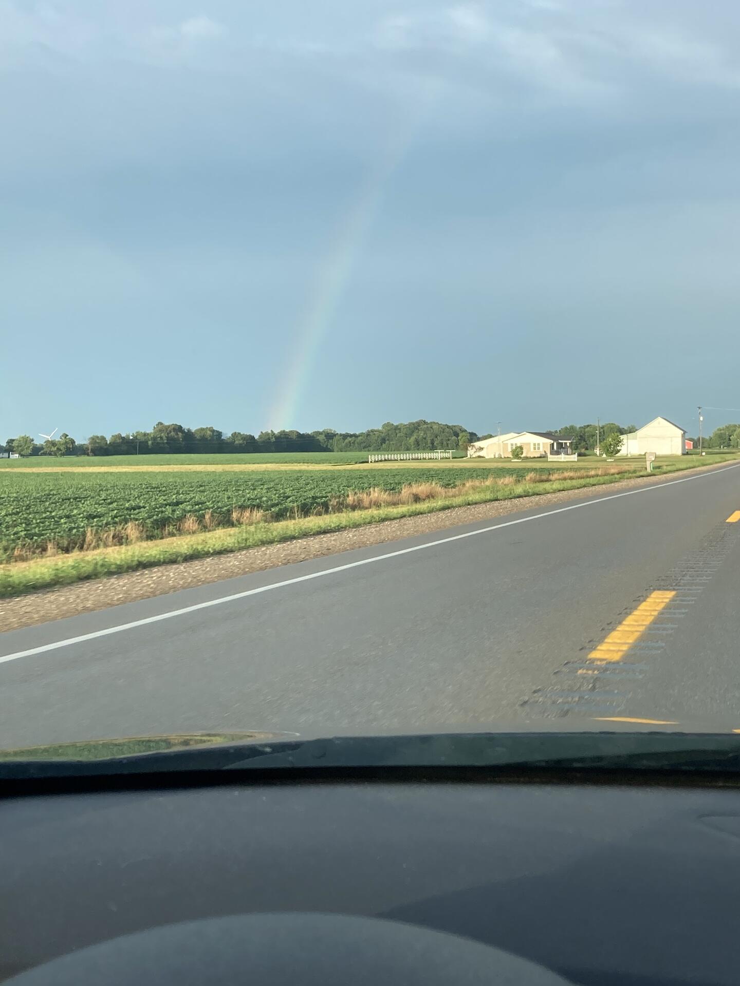 No pot of gold, but home…