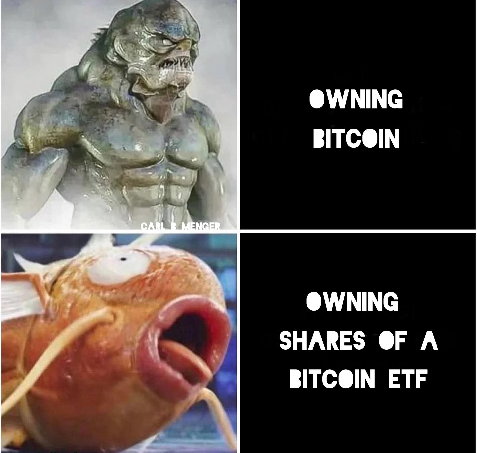 Spot the difference. #Bitcoin