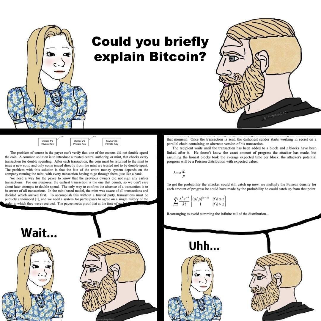 When someone asks you about #Bitcoin,…