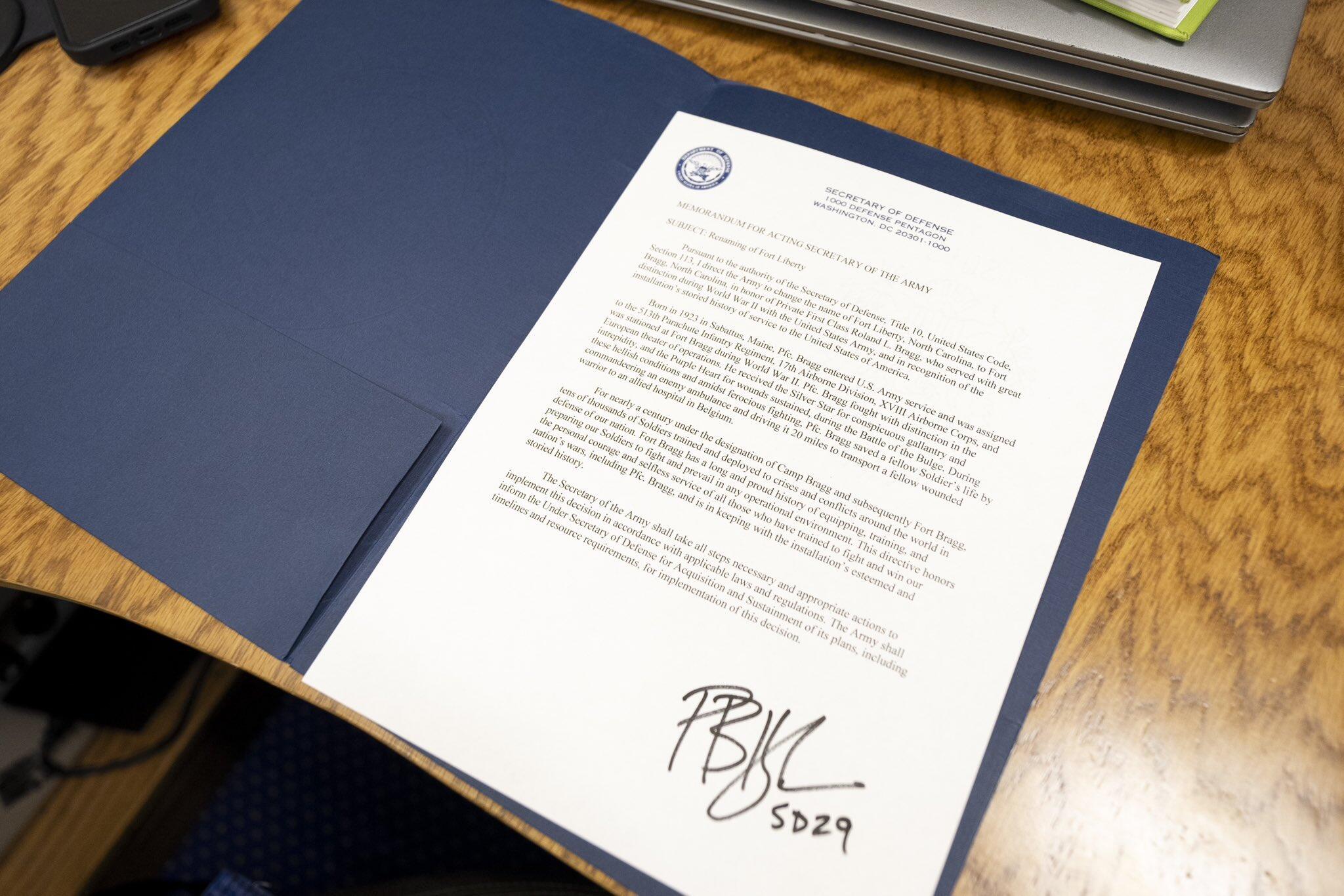 U.S. Secretary of Defense, Pete…