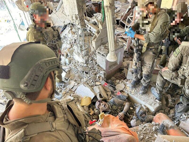 Photo released by the Israel Defense…