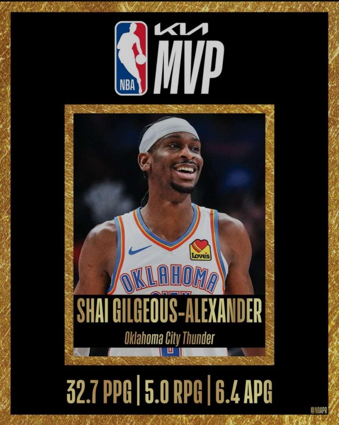 ⚡ Oklahoma City's Shai Gilgeous-Alexander…