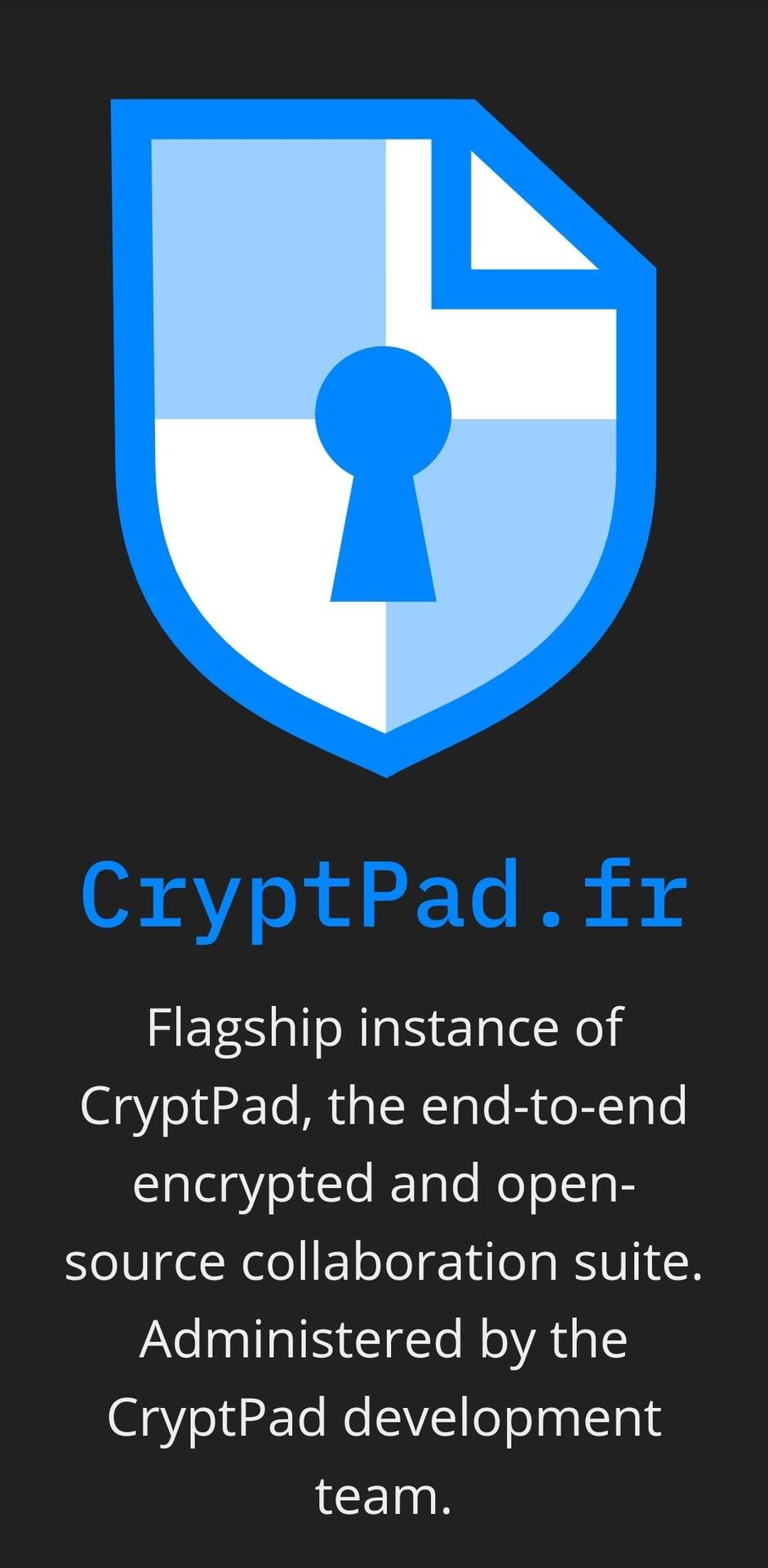 Hello, anybody here who uses Cryptpad…