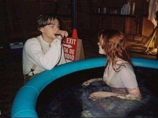 Co set of “Titanic”, 1990s.