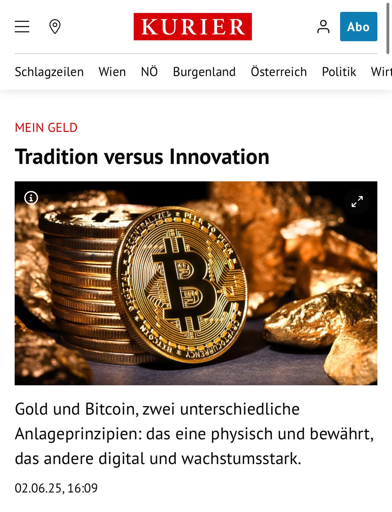 GM. Austrian Mainstream Media is waking…