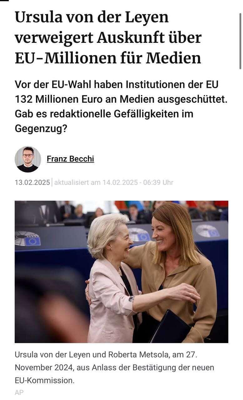 Das eine Vertreterin des Volkes sich…
