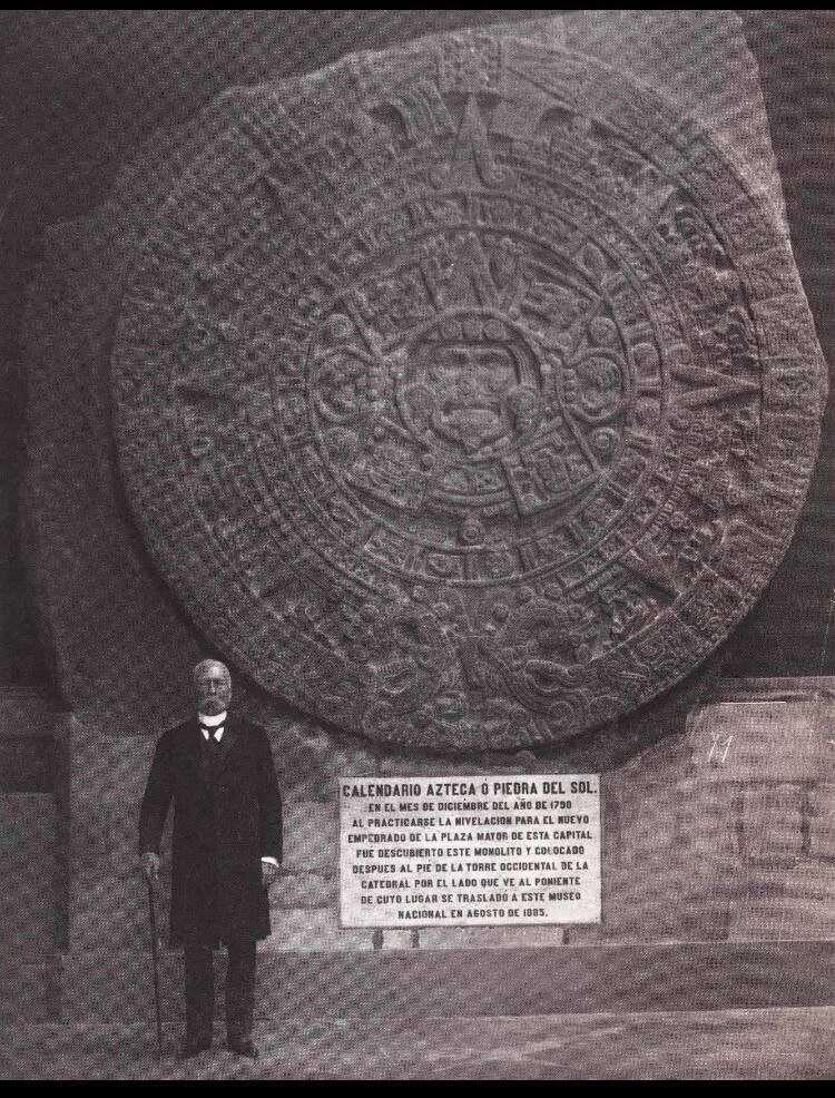 Mexican President Porfirio Diaz next to…