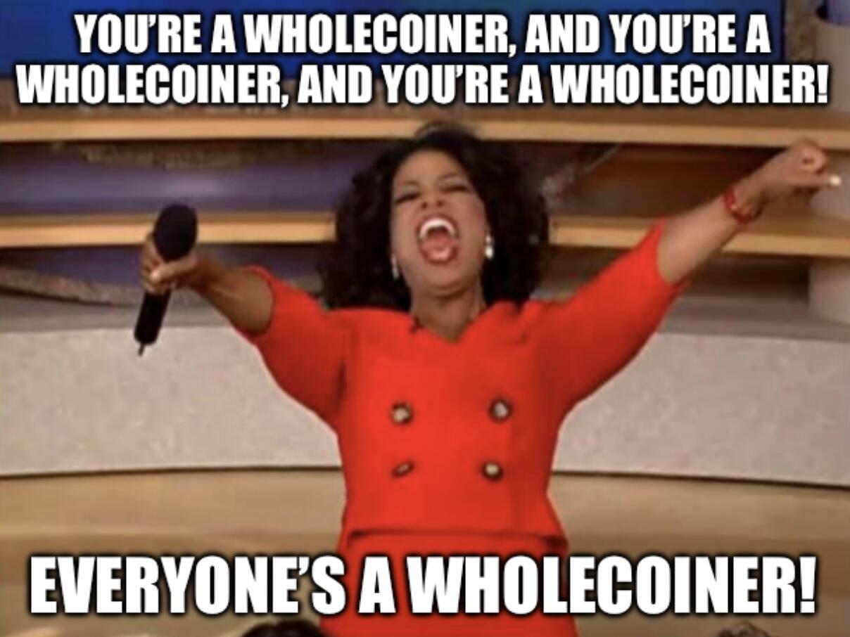 Changing sats to bitcoins be like