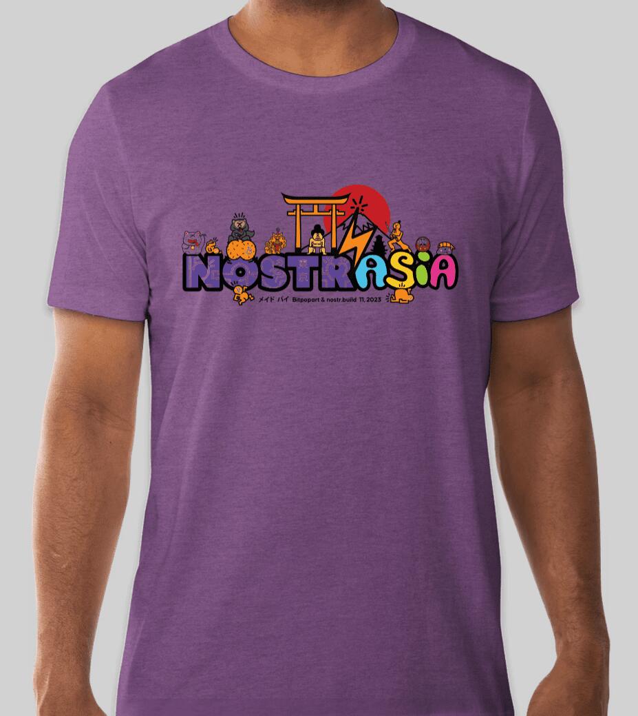 Get you #nostrasia Purple 💜 Shirt! @nostr.…