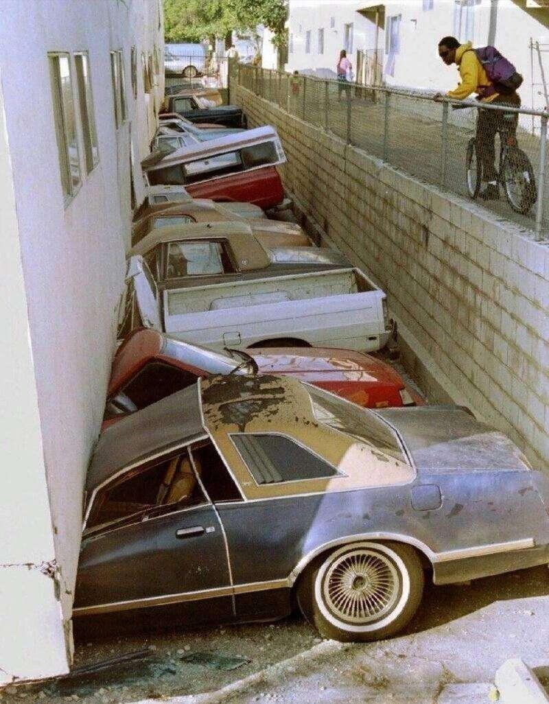 The aftermath of the 1994 Northridge…