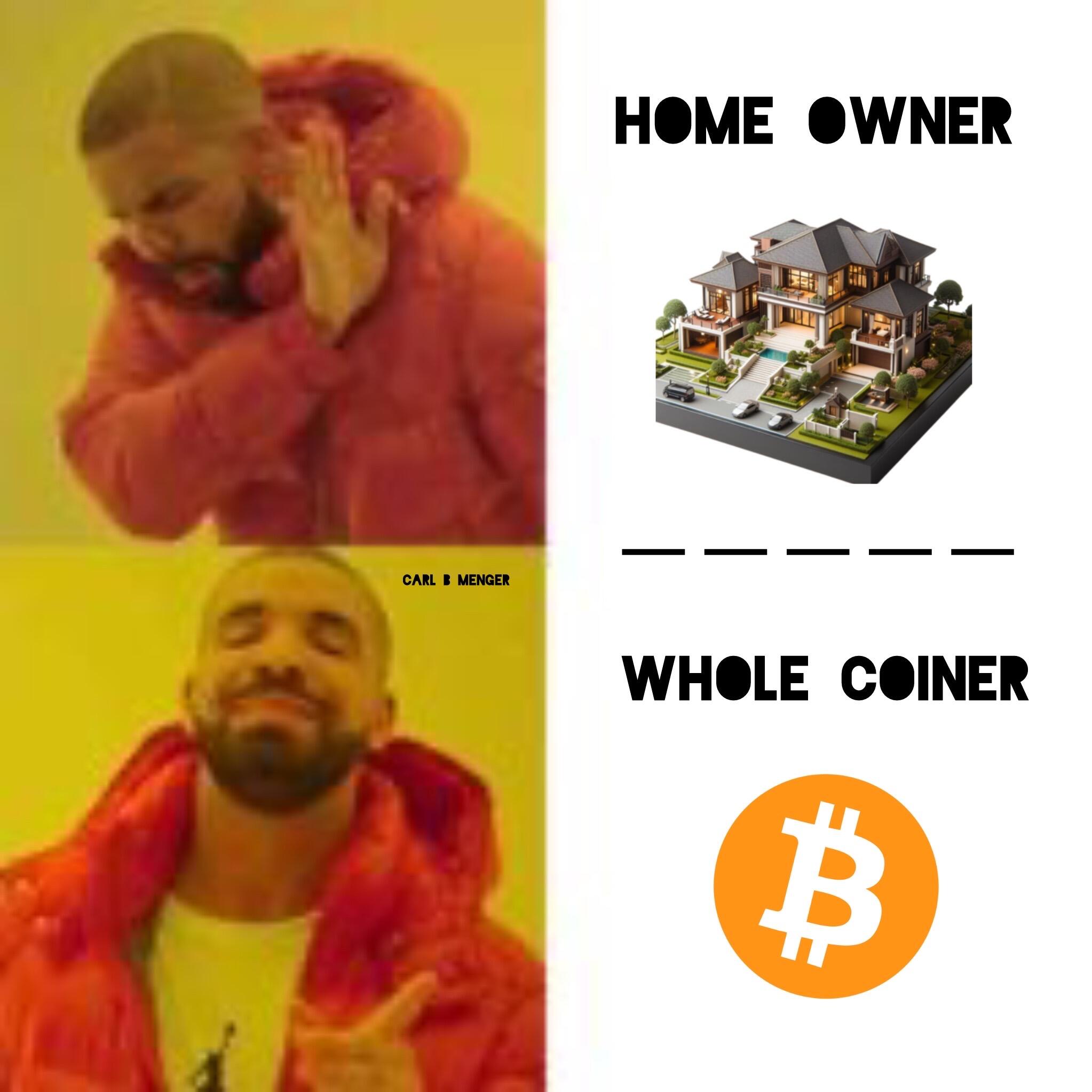 Becoming a #Bitcoin whole coiner is…