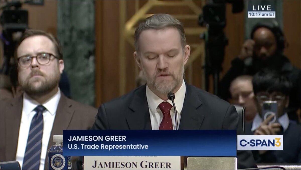 U.S. Trade Representative Jamieson Greer…