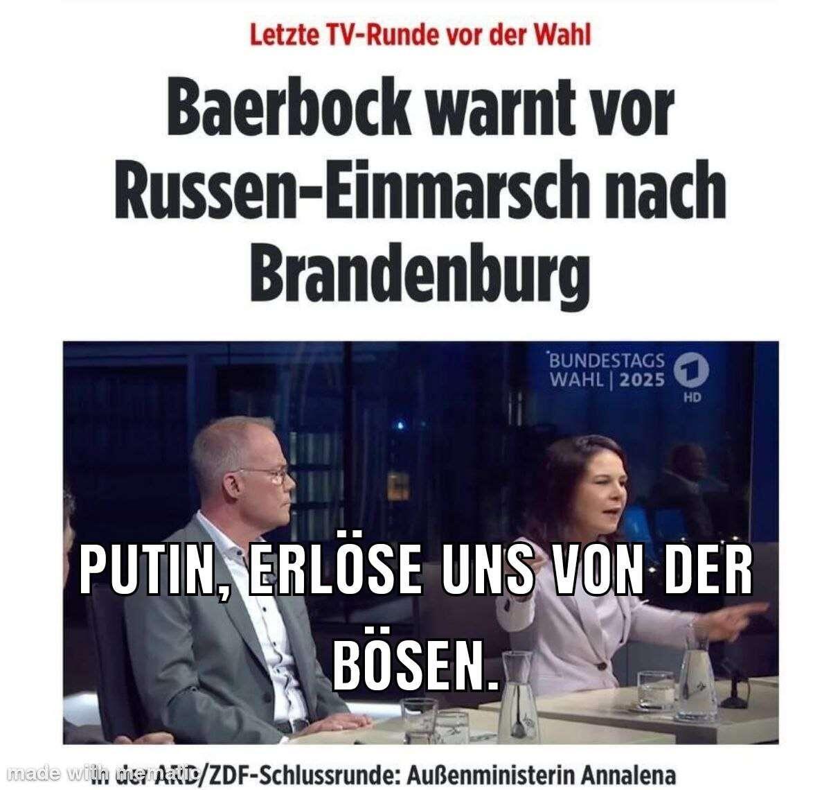 Wohl Baerbock evtl in Brandenburg?