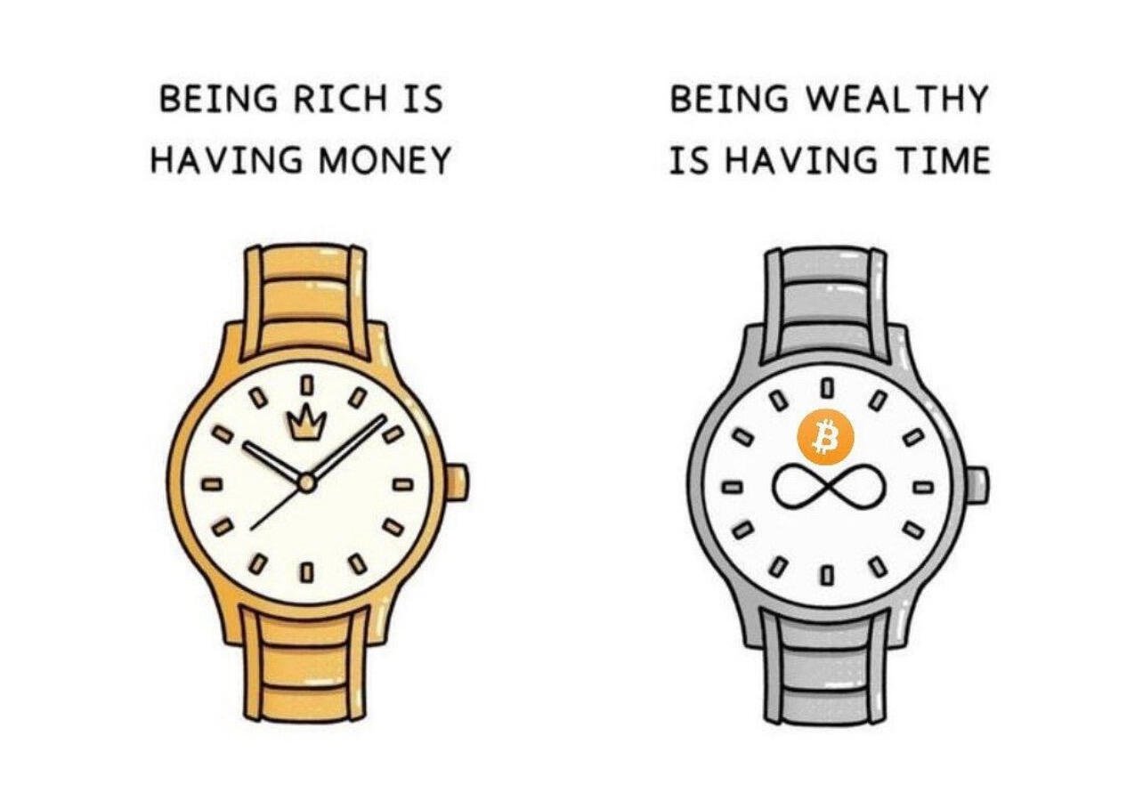 Don’t be rich, be wealthy.…