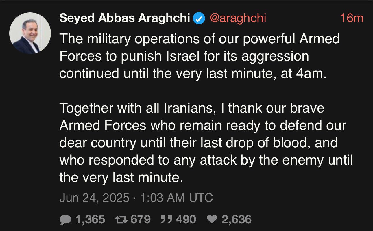Iranian Foreign Minister Abbas Araghchi has…