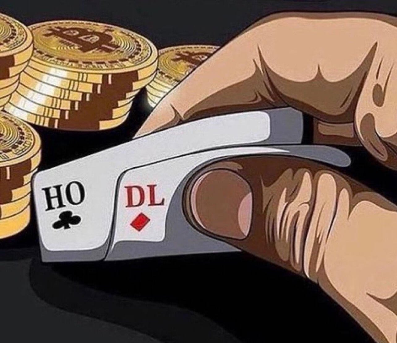 The winners hand: HODL #Bitcoin.