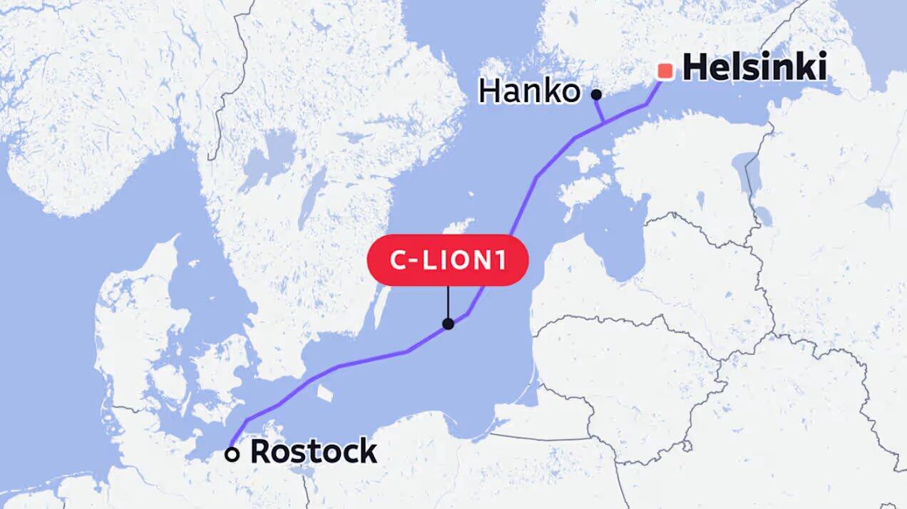 JUST IN: 🇩🇪🇫🇮 C-Lion1 submarine cable…