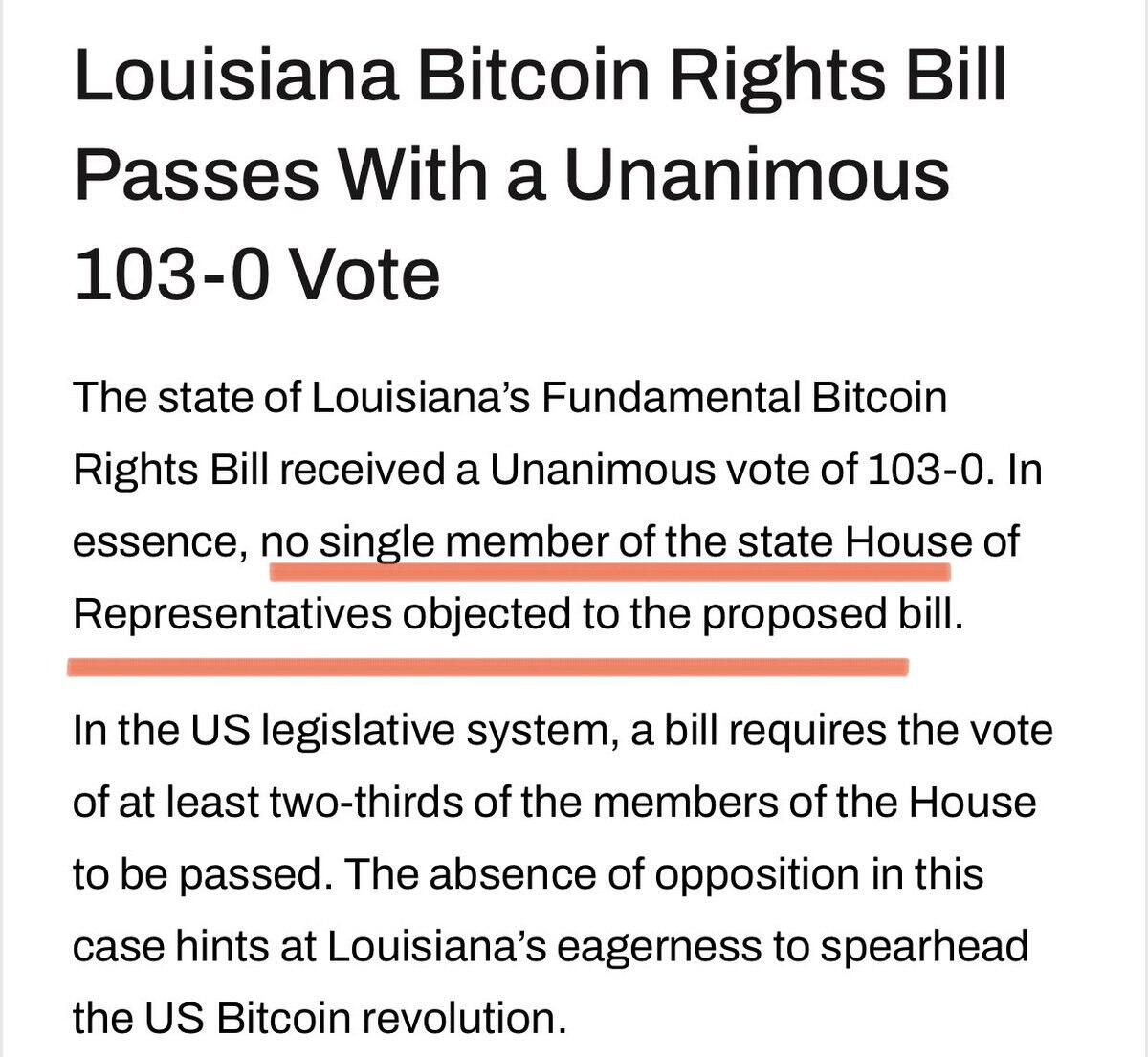 The Fundamental #Bitcoin Rights Bill passes…