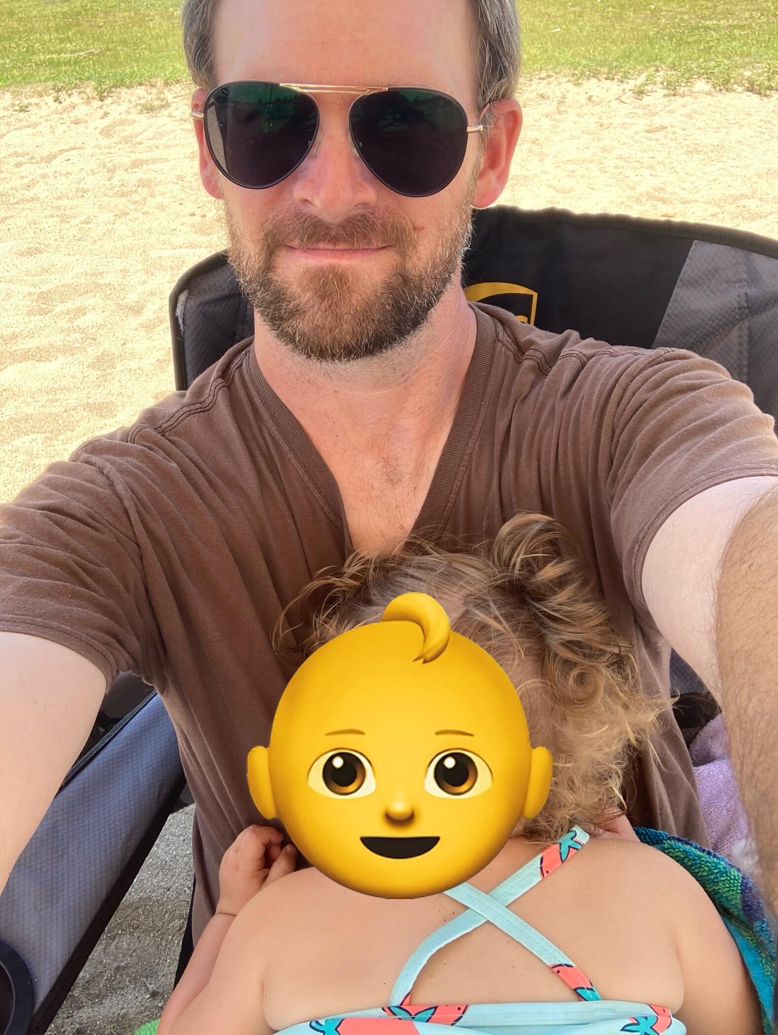 Someone got worn out playing, dad…