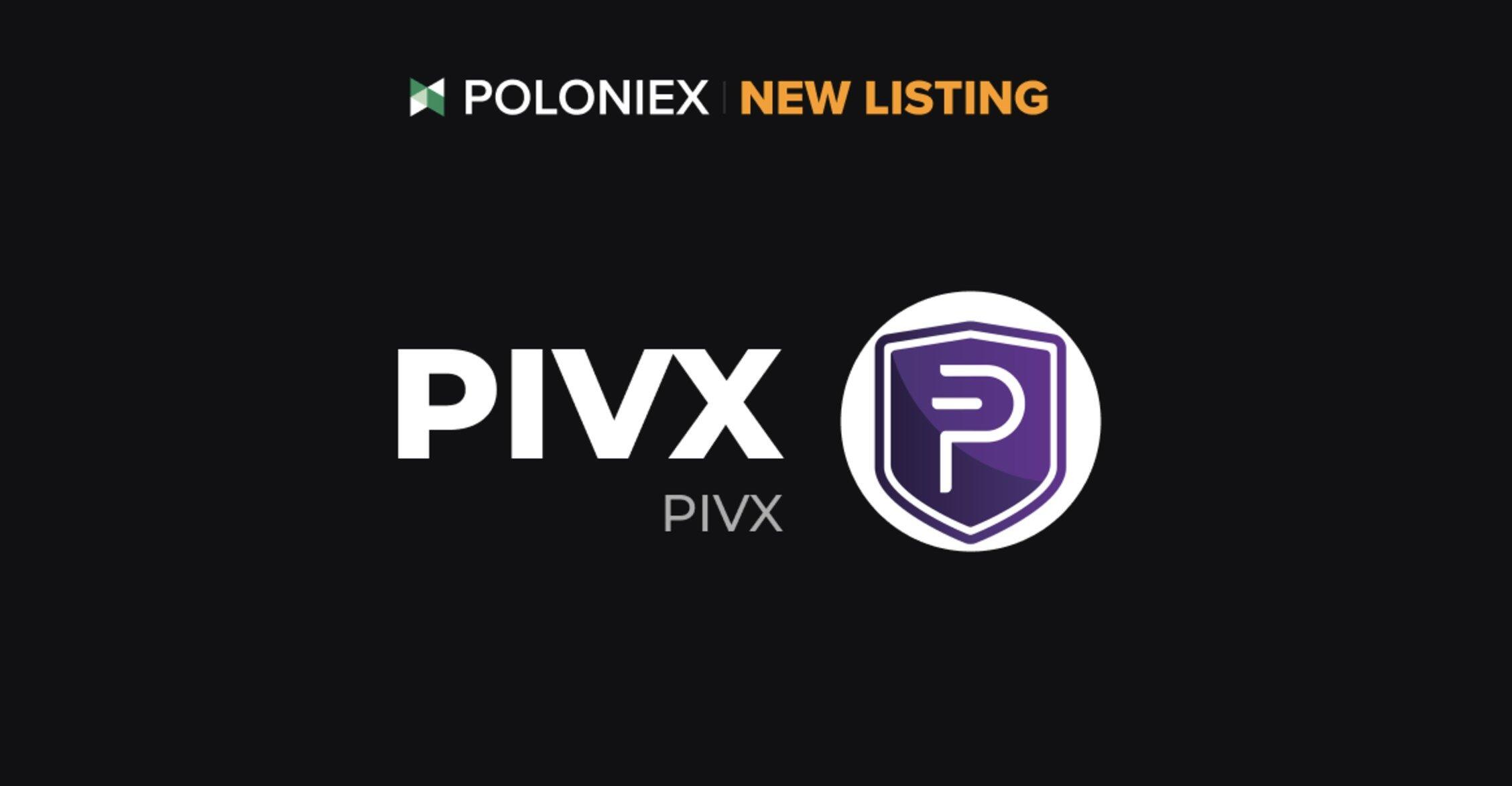 Poloniex New Listing: $PIVX