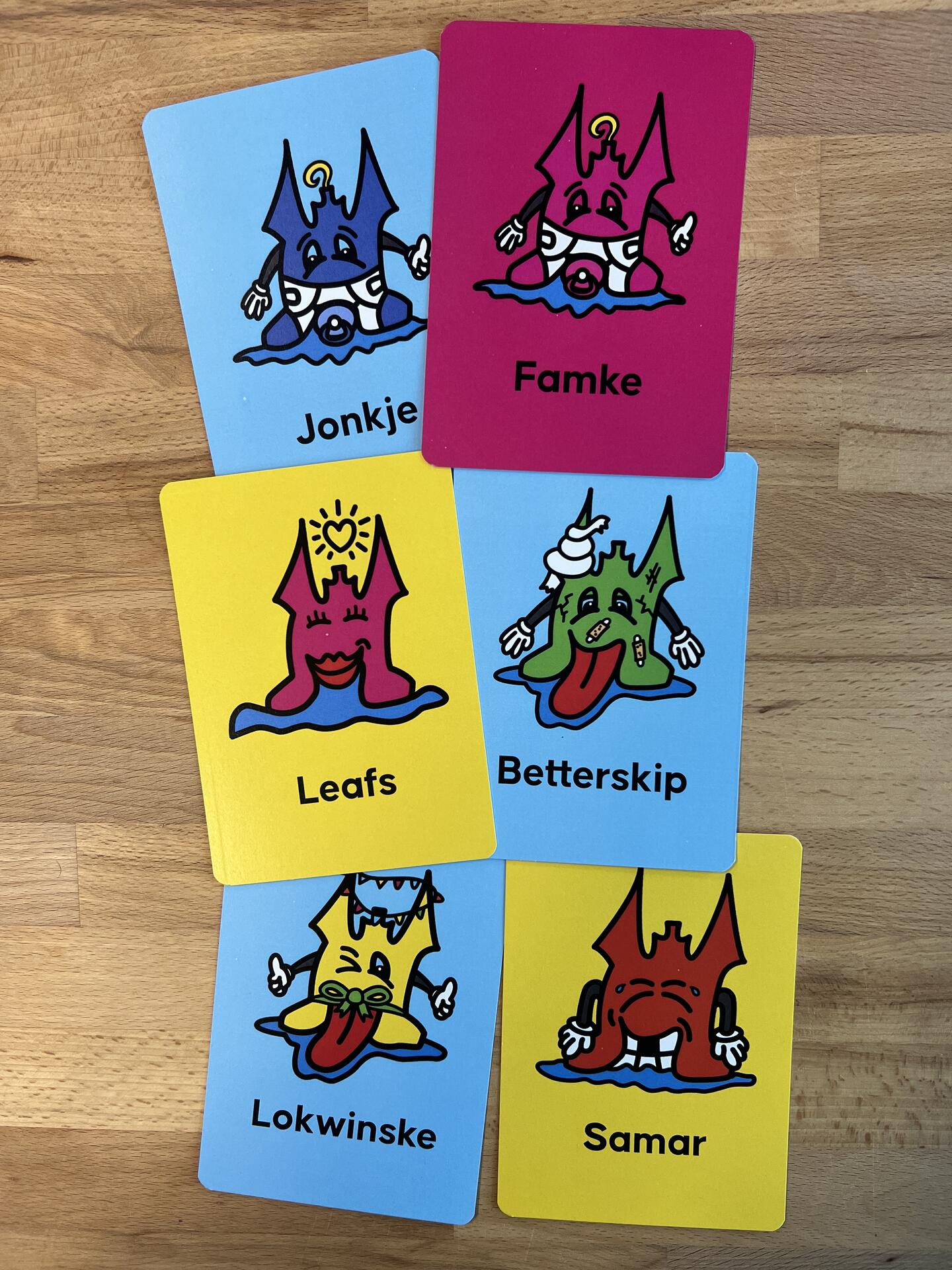 Cards made for the town where…