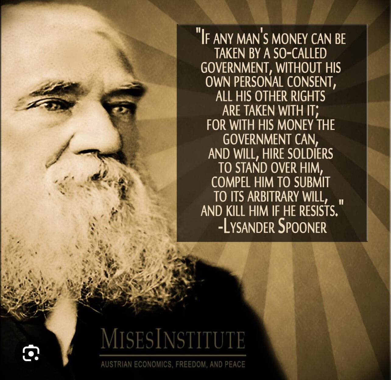 “#Bitcoin fixes this.” - Lysander Spooner