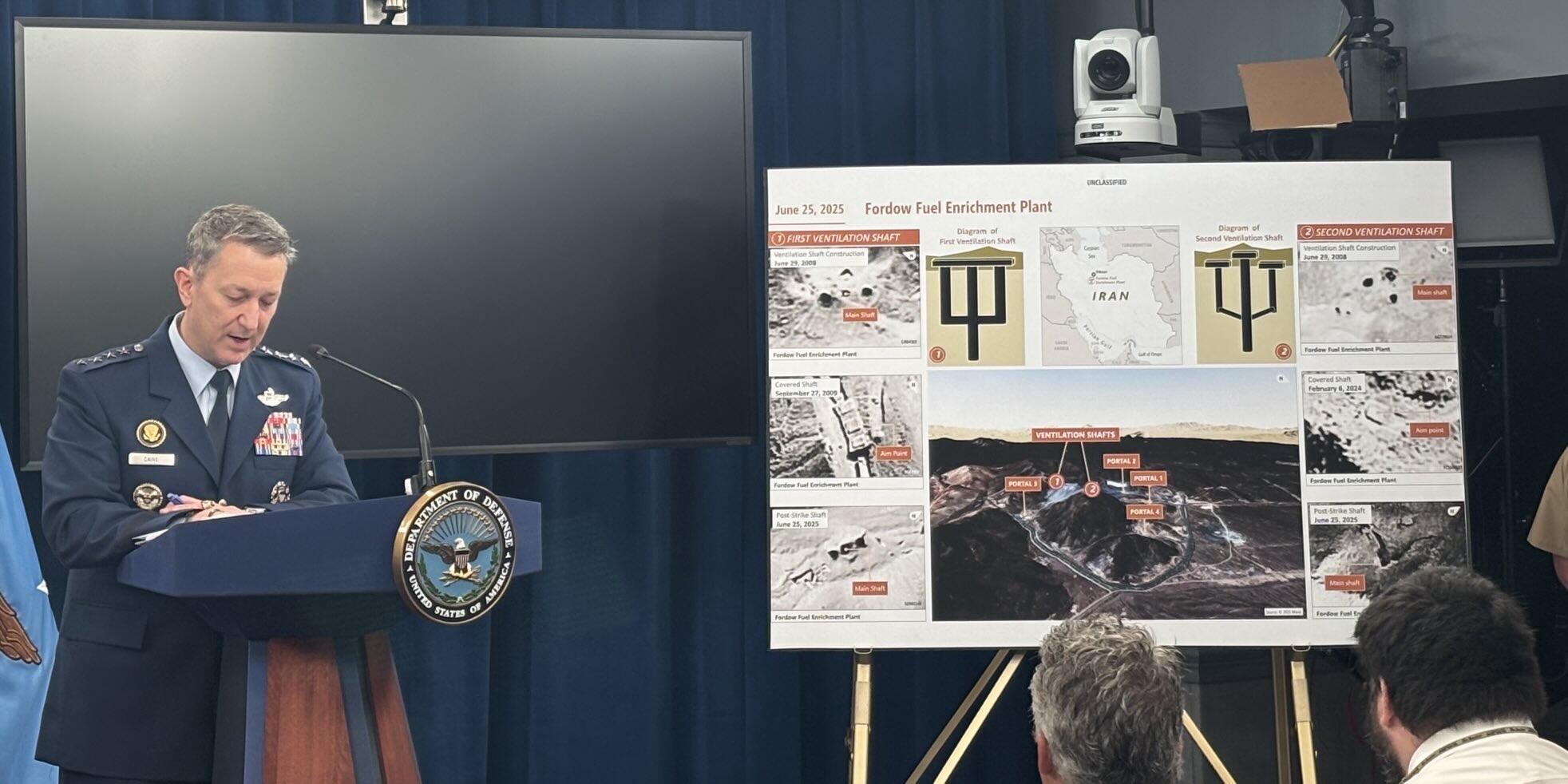 At a Pentagon press conference this…