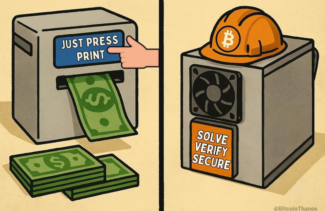 “But #Bitcoin is the Ponzi.”