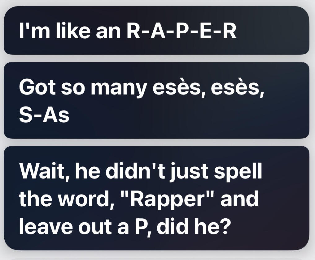 I don’t care for Eminem…