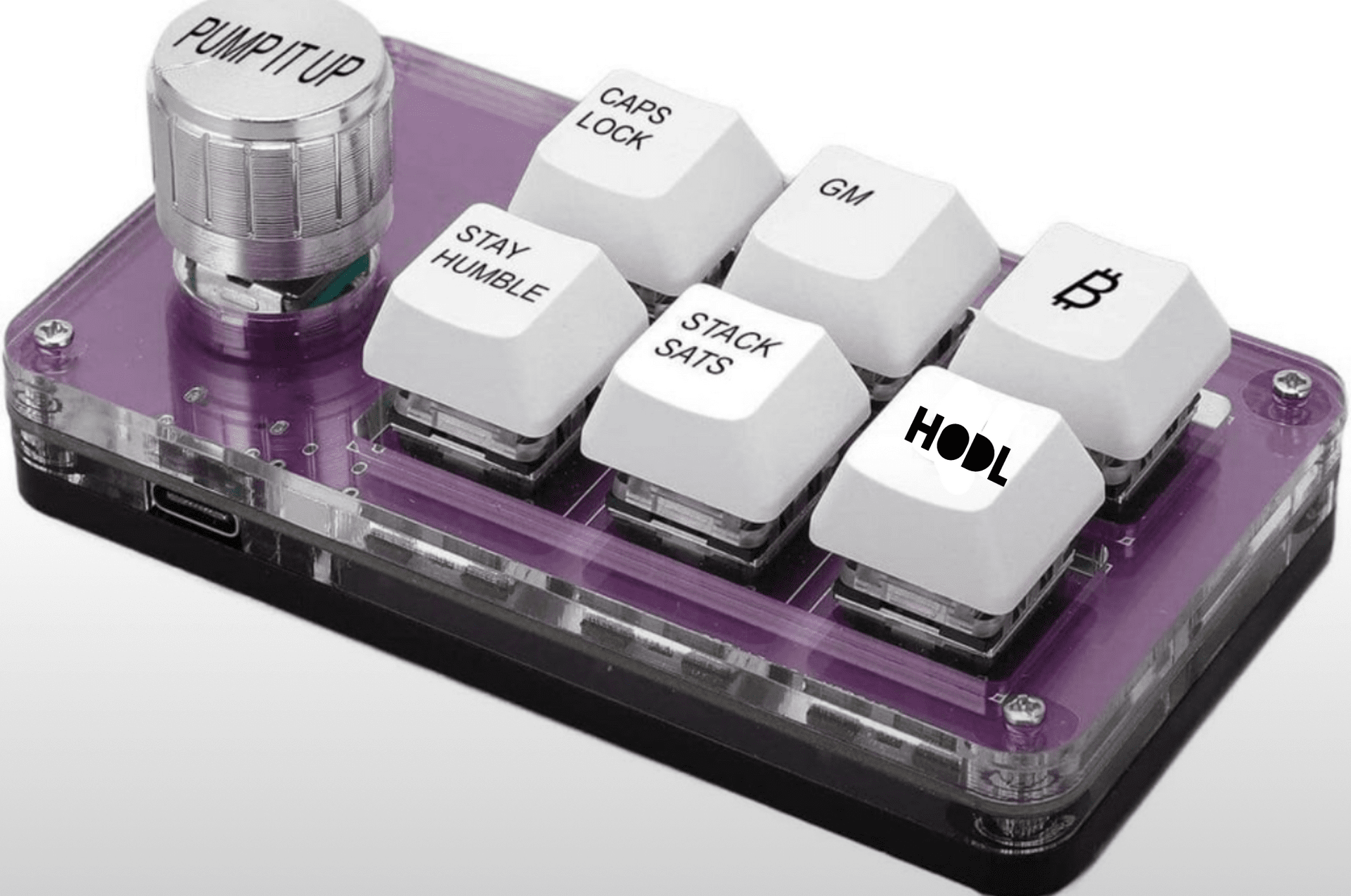 The #Bitcoin keyboard with integrated #Bitcoin…