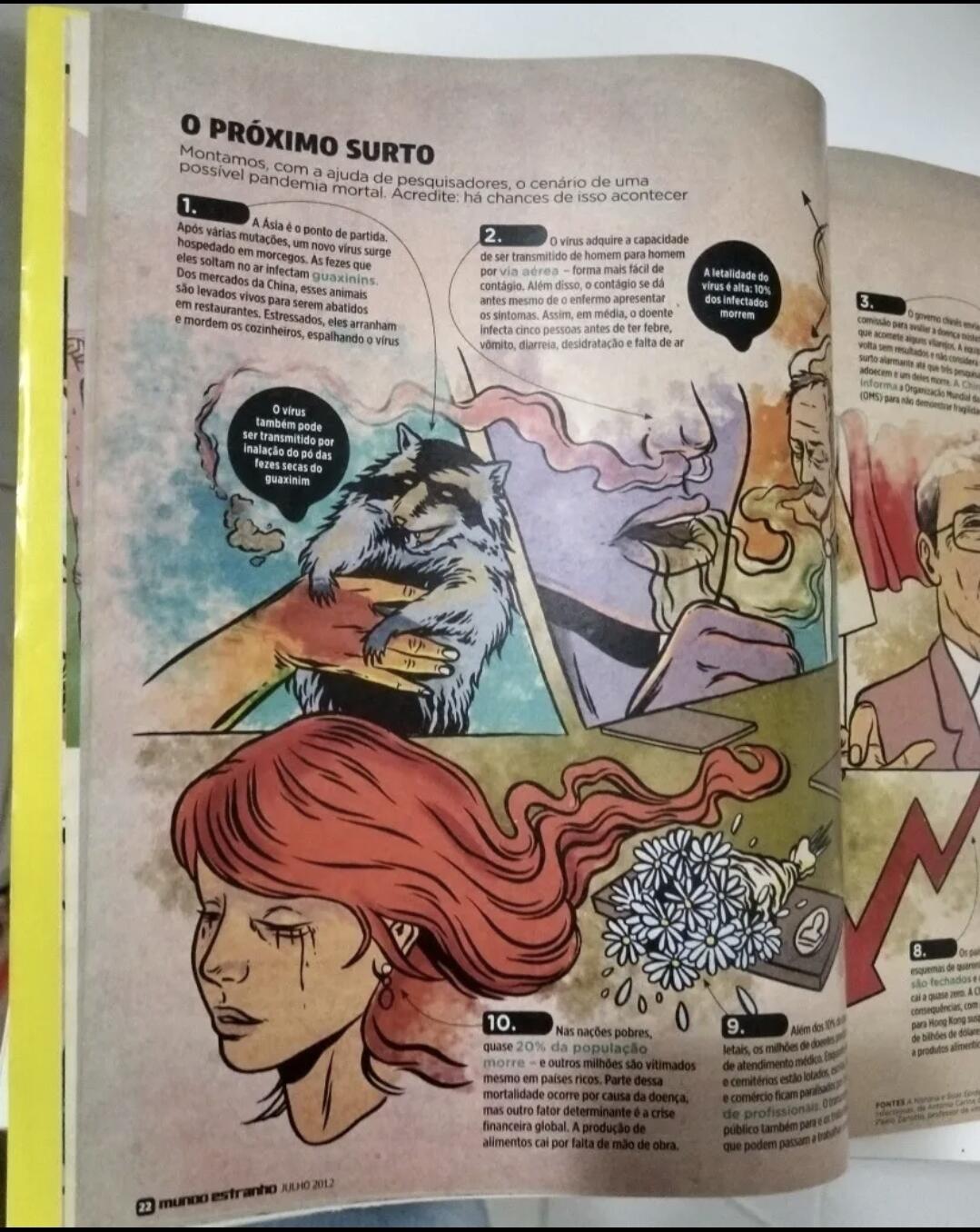 Artigo da Revista Mundo Estranho - Epidemias