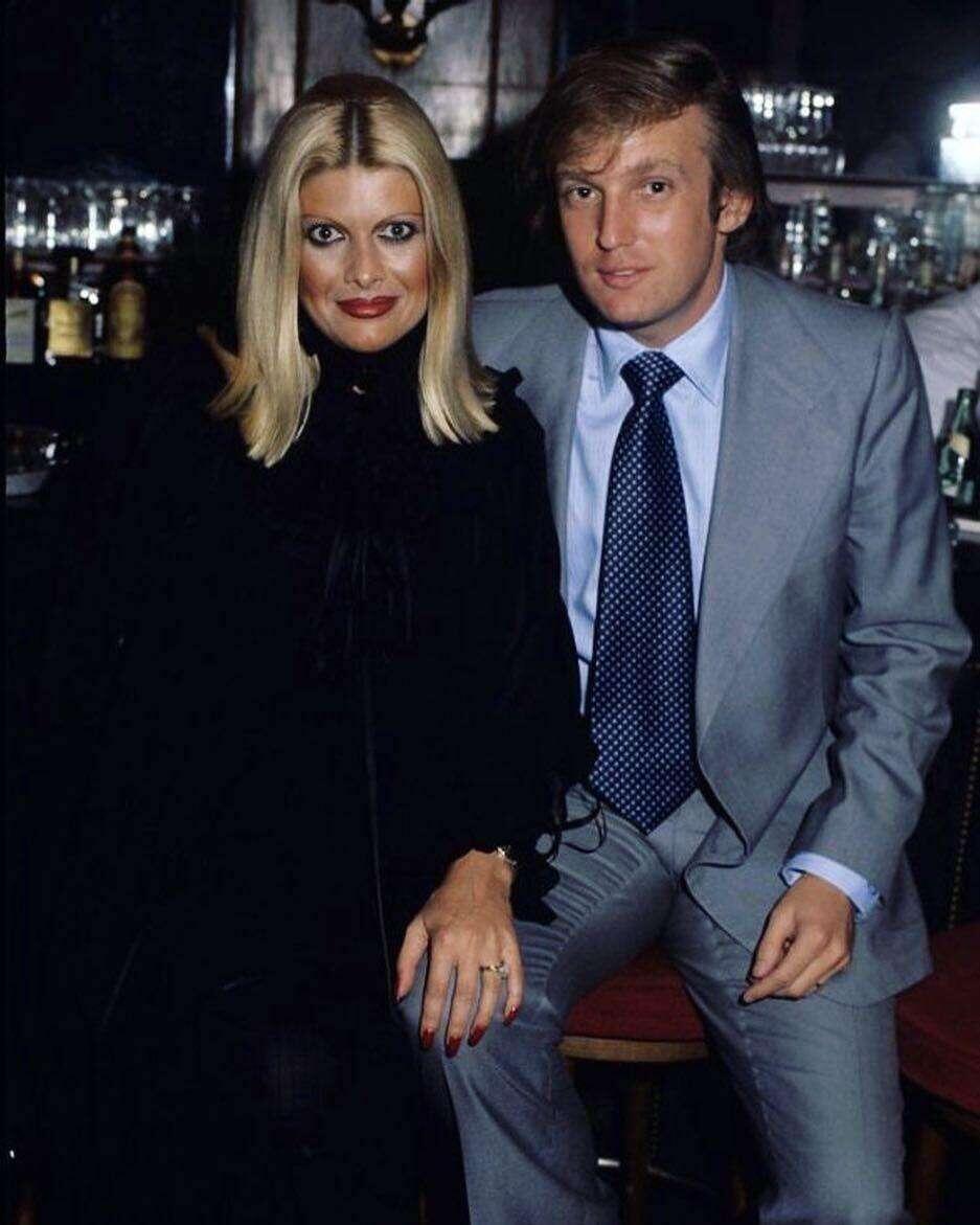 Donald Trump and his first wife…