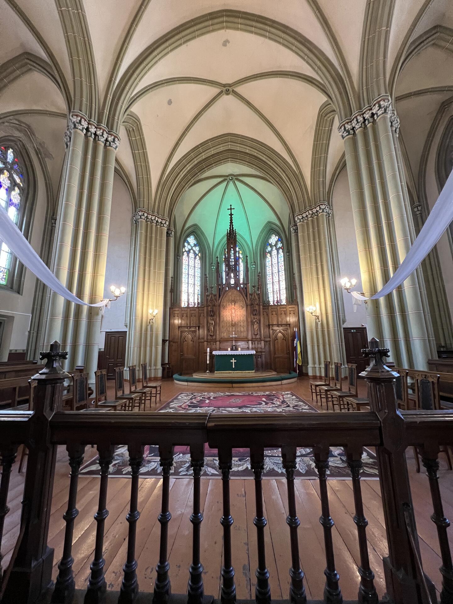 Inside the St. Gertrude Old Church…