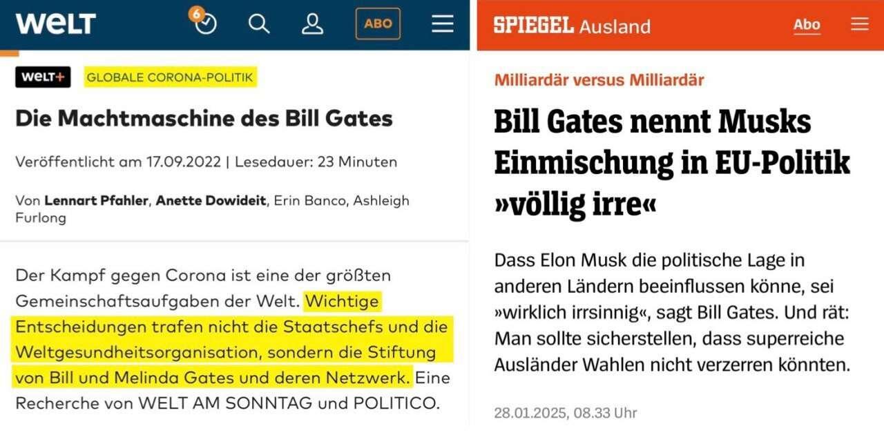 Bill Gates mischt sich überall ein…