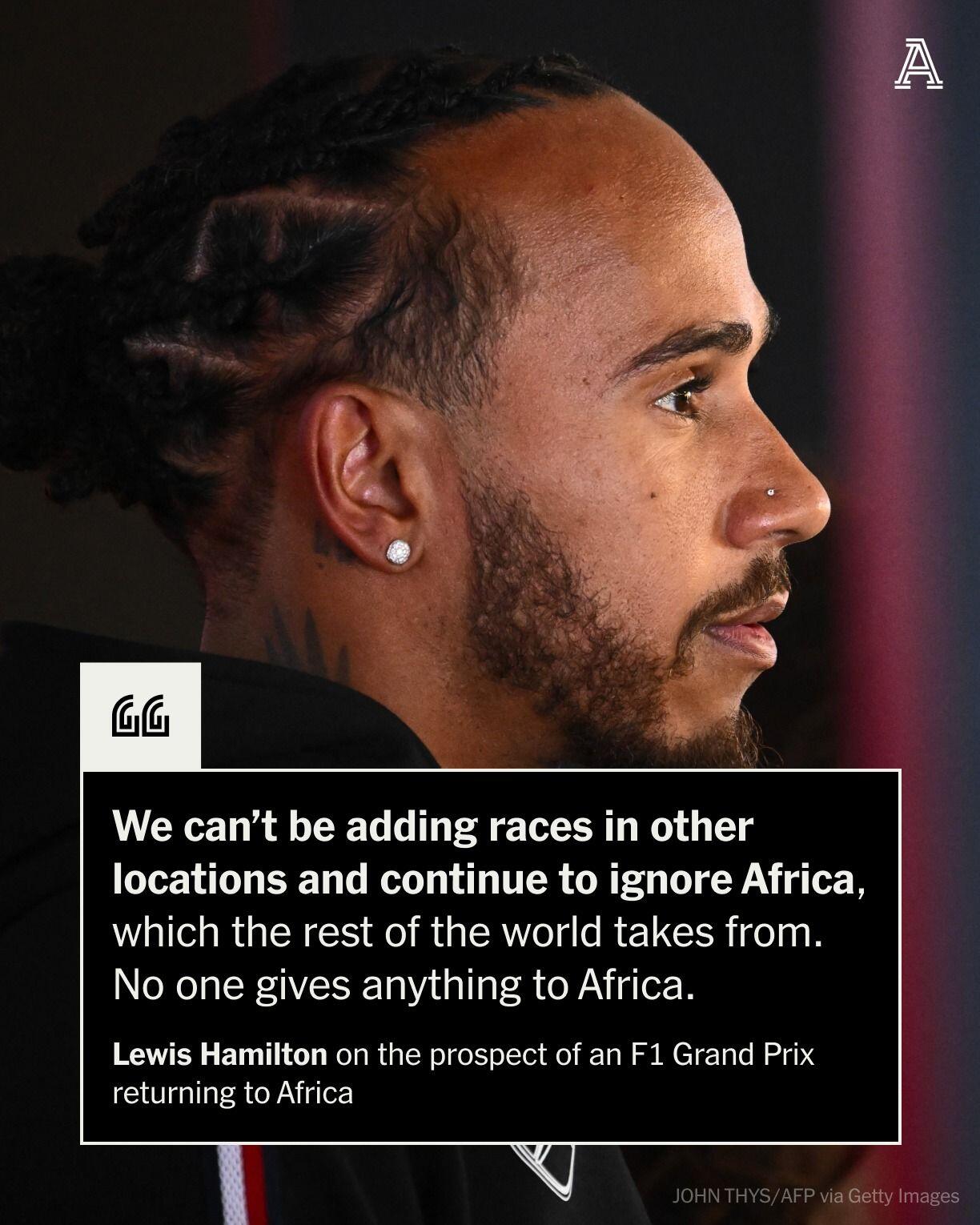 Africa hasn’t hosted an F1…