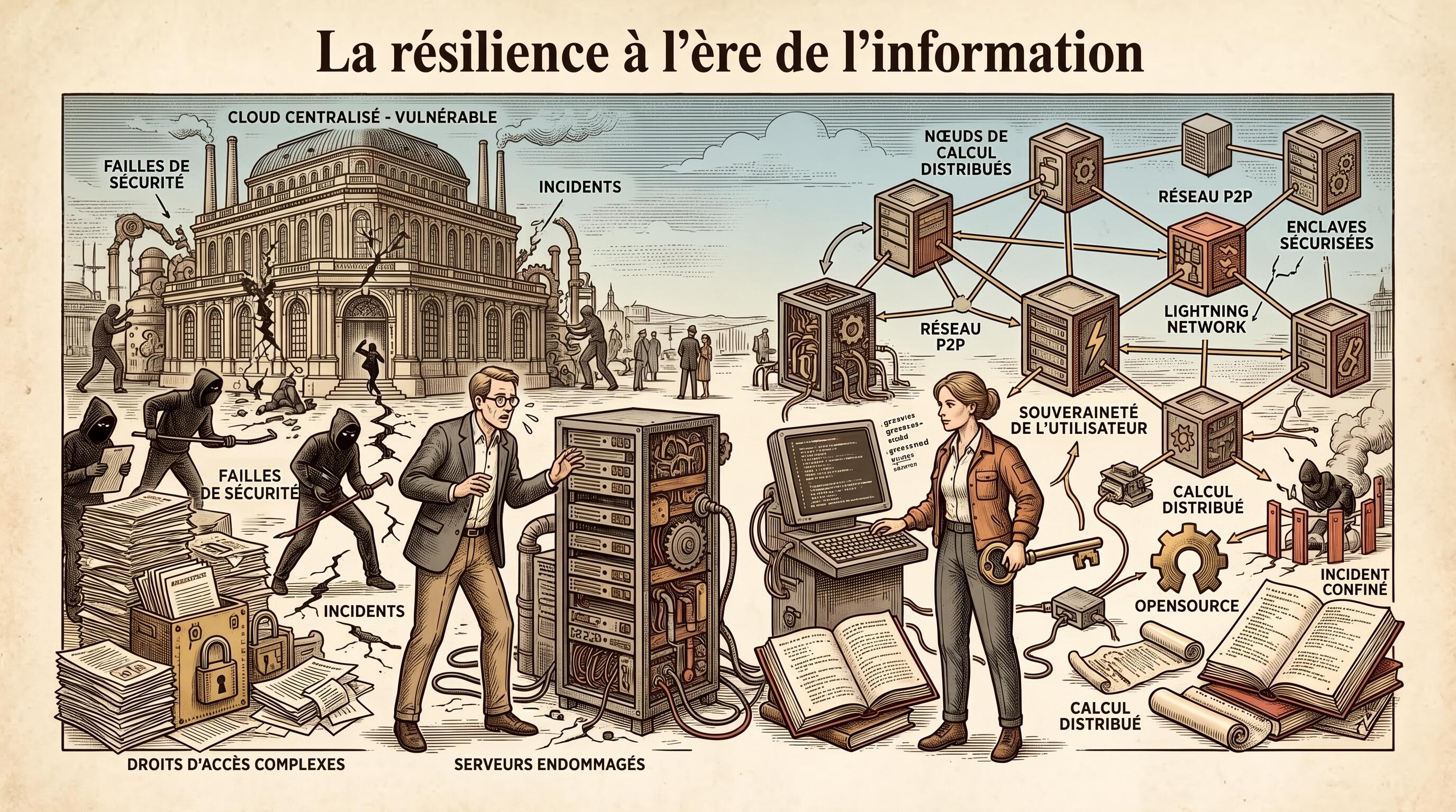 Cover image for La résilience à l'ère de l'information
